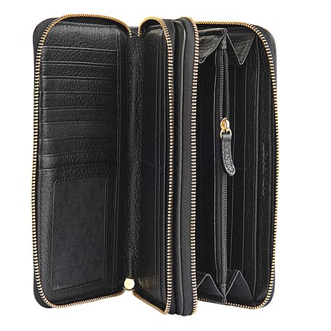 black mk wallet women